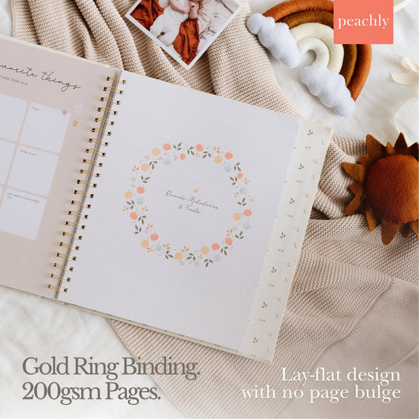 Clementine - Baby Memory Book - Peachly USA