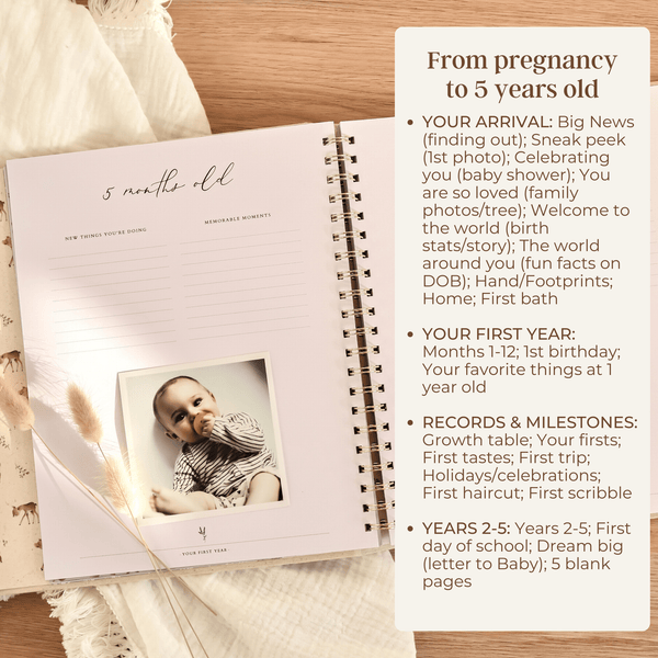 Forest - Baby Memory Book - Peachly USA