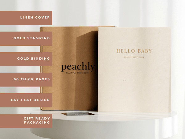 Olive - Baby Memory Book - Peachly USA